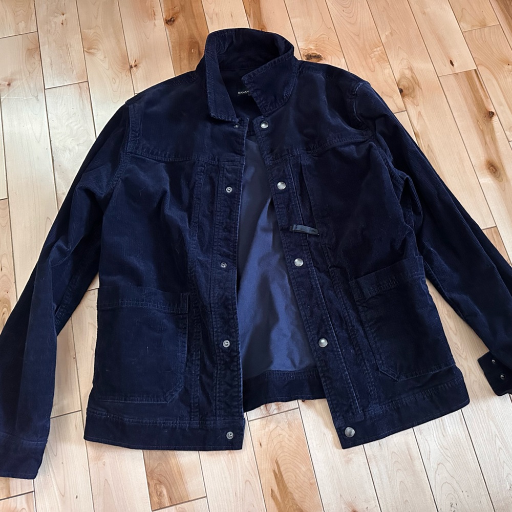 Banana Republic Navy Blue Corduroy Jacket size medium